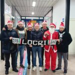 BABBO  NATALE  BIANCONERO  NEL REPARTO PEDIATRIA DELL’OSPEDALE CIVILE DI LOCRI (RC)